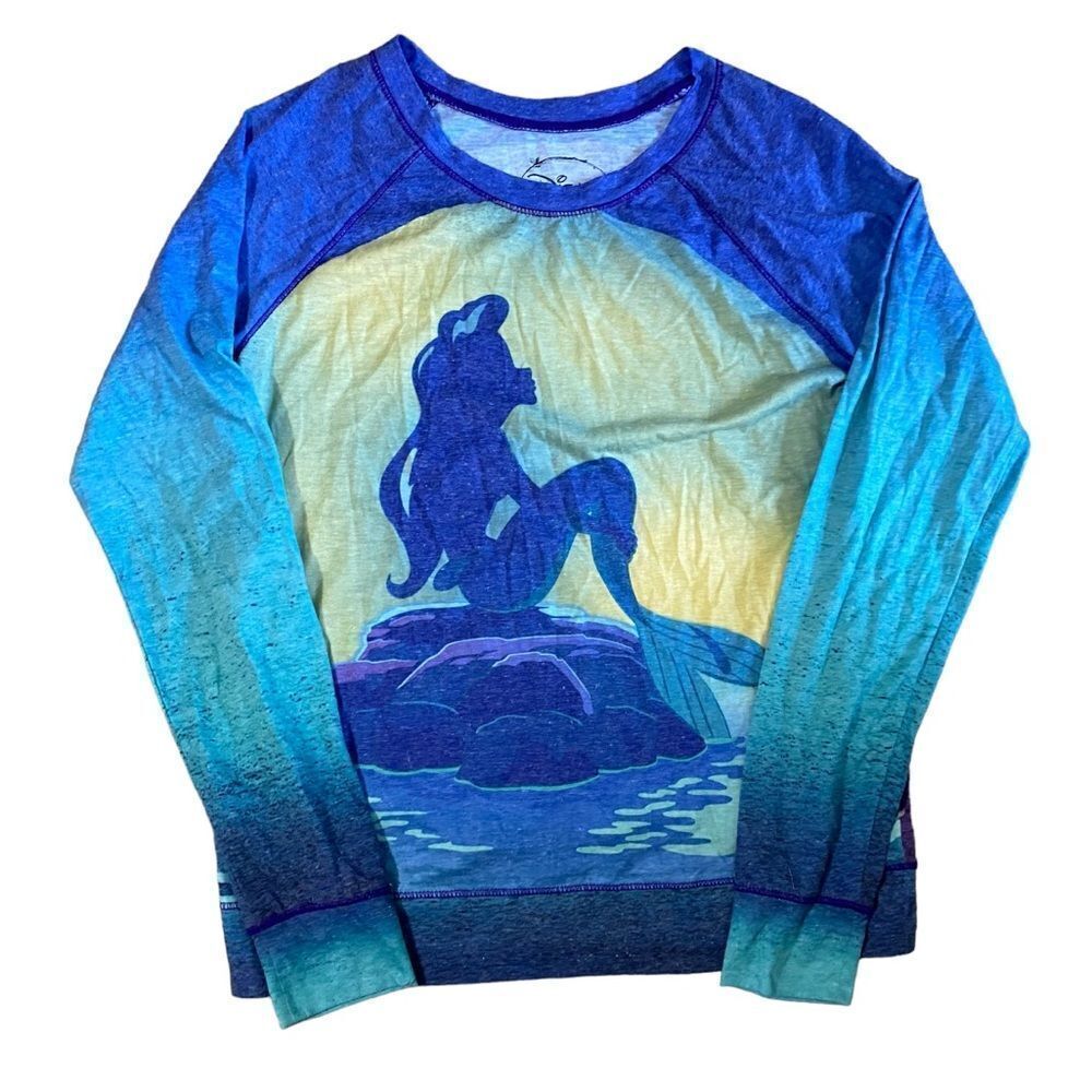 Womens Little Mermaid Ariel Long Sleeve Tshirt